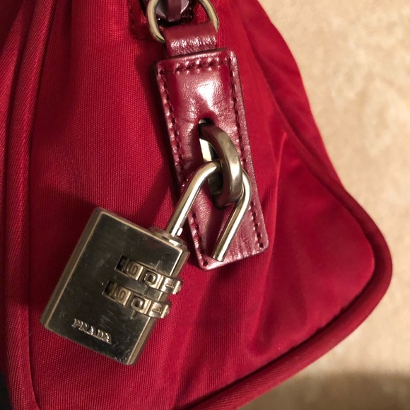 Red Nylon Prada Bag: Authentic w/card Y2K - Picture 2 of 8